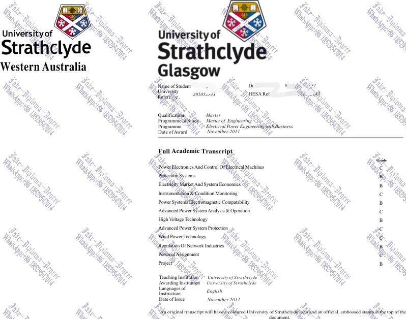 The steps to buy fake University of Strathclyde Diploma