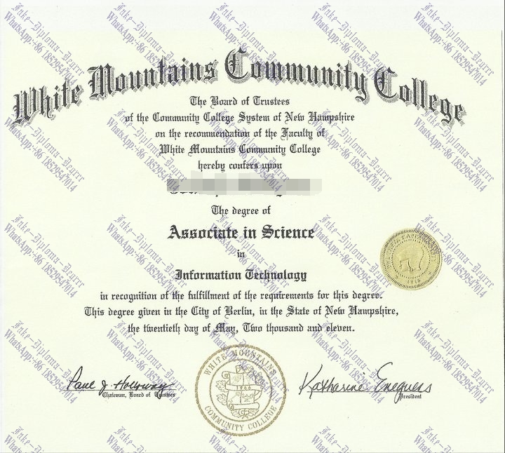 The steps to buy fake White Mountains Community College Diploma