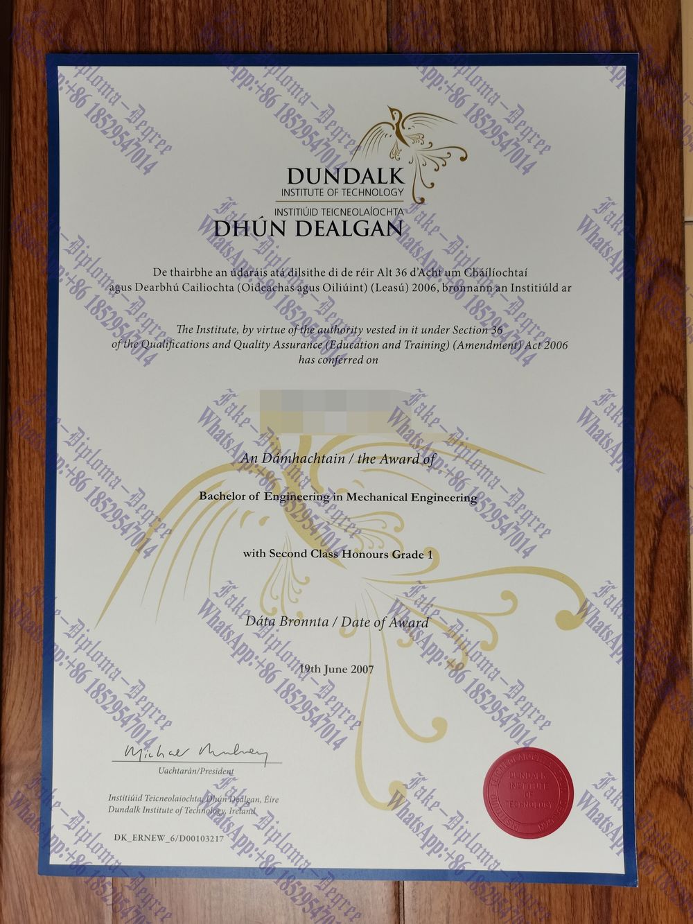 Where to order fake Dundalk Institute of Technology Degree