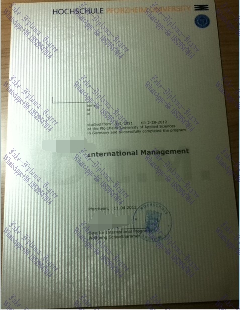 Where to order fake Hochschule Pforzheim Univesity Diploma