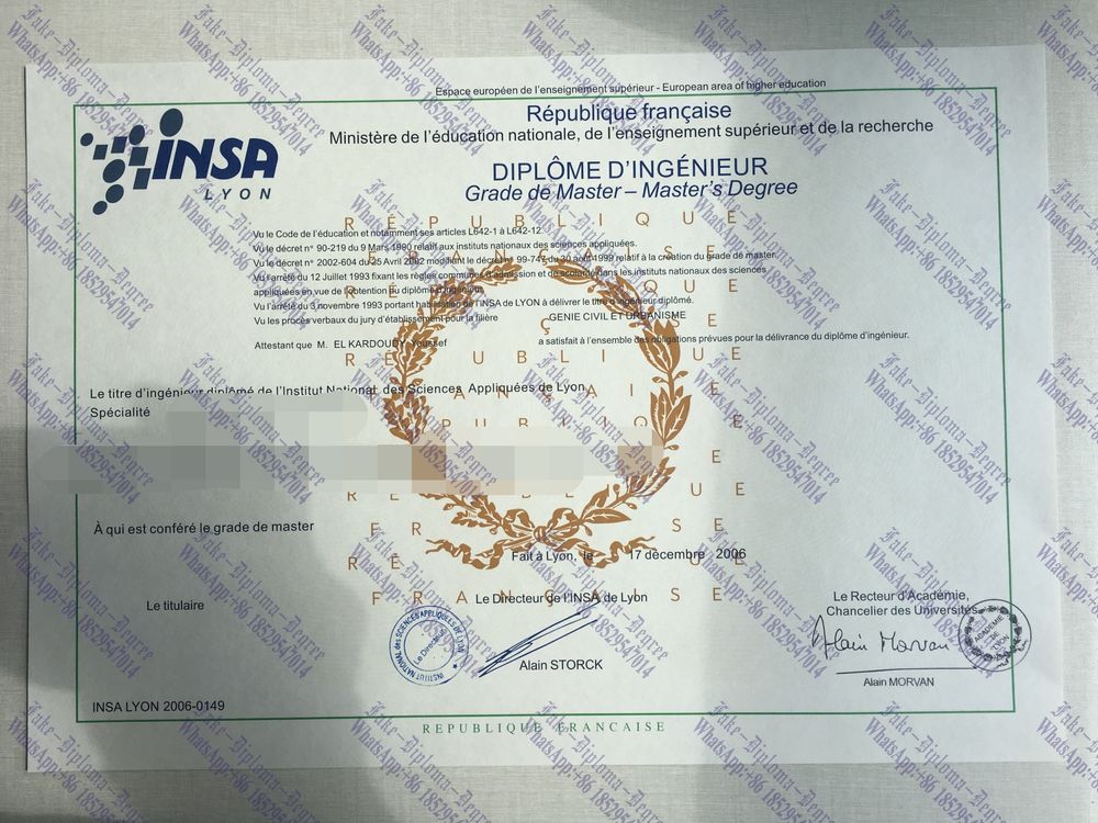 Where to order fake INSA Lyon Diploma