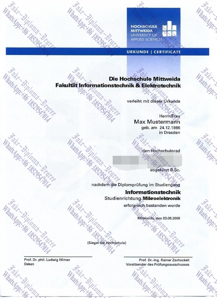 Where to order fake Mittweida University of Applied Sciences Degree