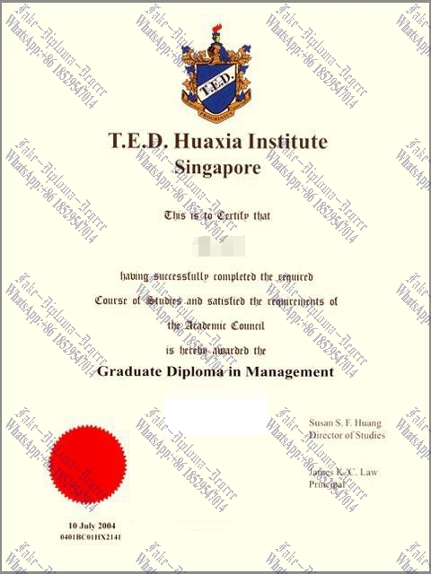 Where to order fake Singapore Huaxia School of Management Diploma