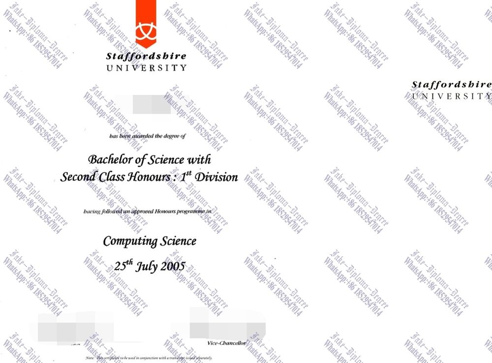 Where to order fake Staffordshire University Diploma