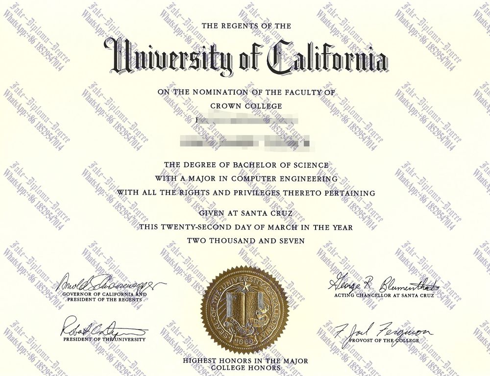 Where to order fake University of California Diploma