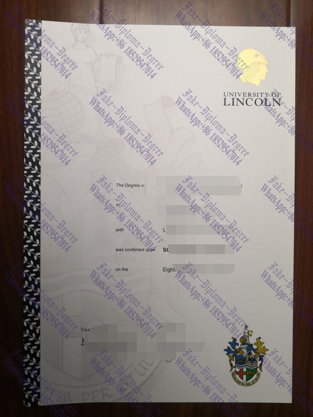 Where to order fake University of Lincoln Degree