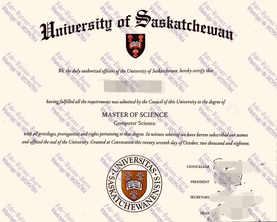 Where to order fake University of Saskatchewan Diploma