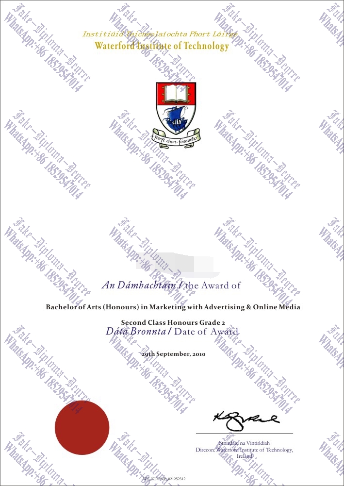 Where to order fake Waterford Institute of Technology Diploma