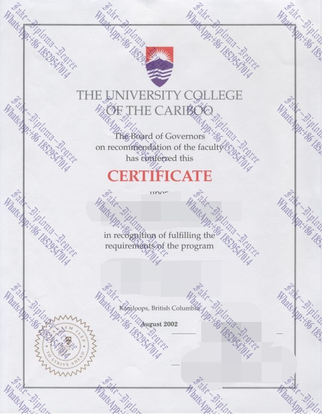 Where to order fake university college of the cariboo Degree