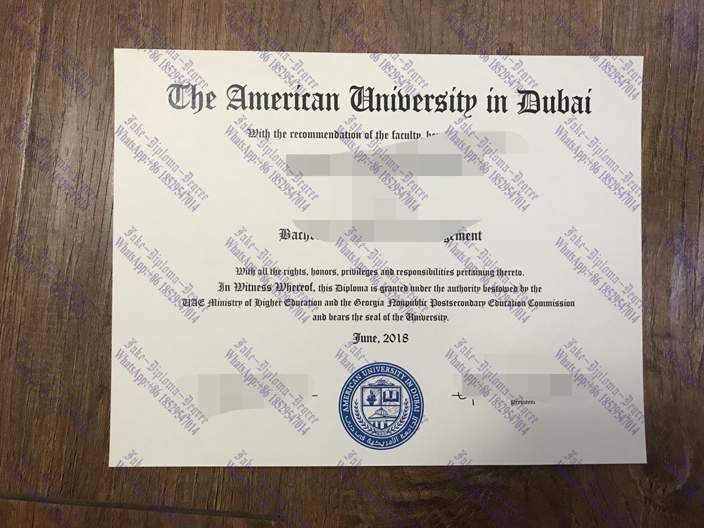 Where to purchase fake American University Dubai Diploma