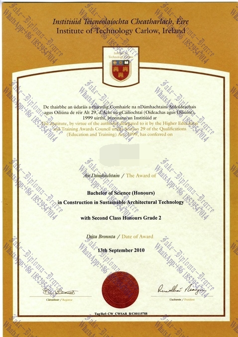 Where to purchase fake Institute of Technology Carlow Degree