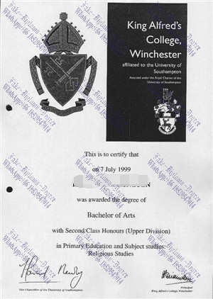 Where to purchase fake King Alfreds College winchester Degree