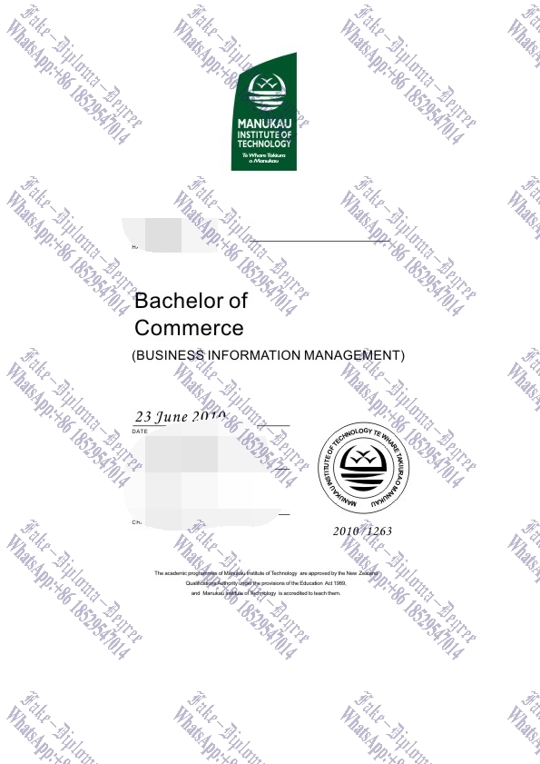 Where to purchase fake Manukau Institute of Technology Degree