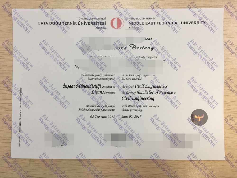 Where to purchase fake Middle East Technical University Degree