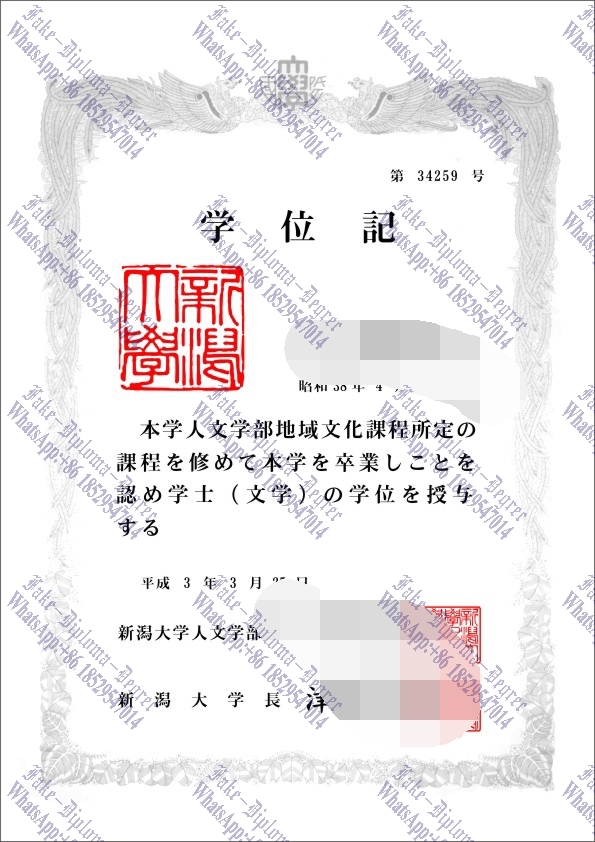 Where to purchase fake Niigata University Degree