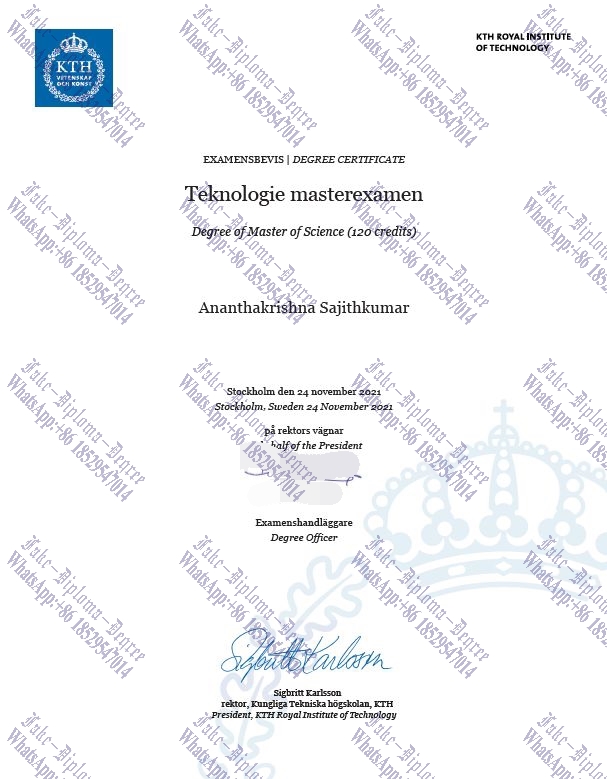 Where to purchase fake Royal Institute of Technolog Diploma
