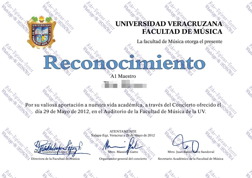 Where to purchase fake Universidad Veracruzana Diploma