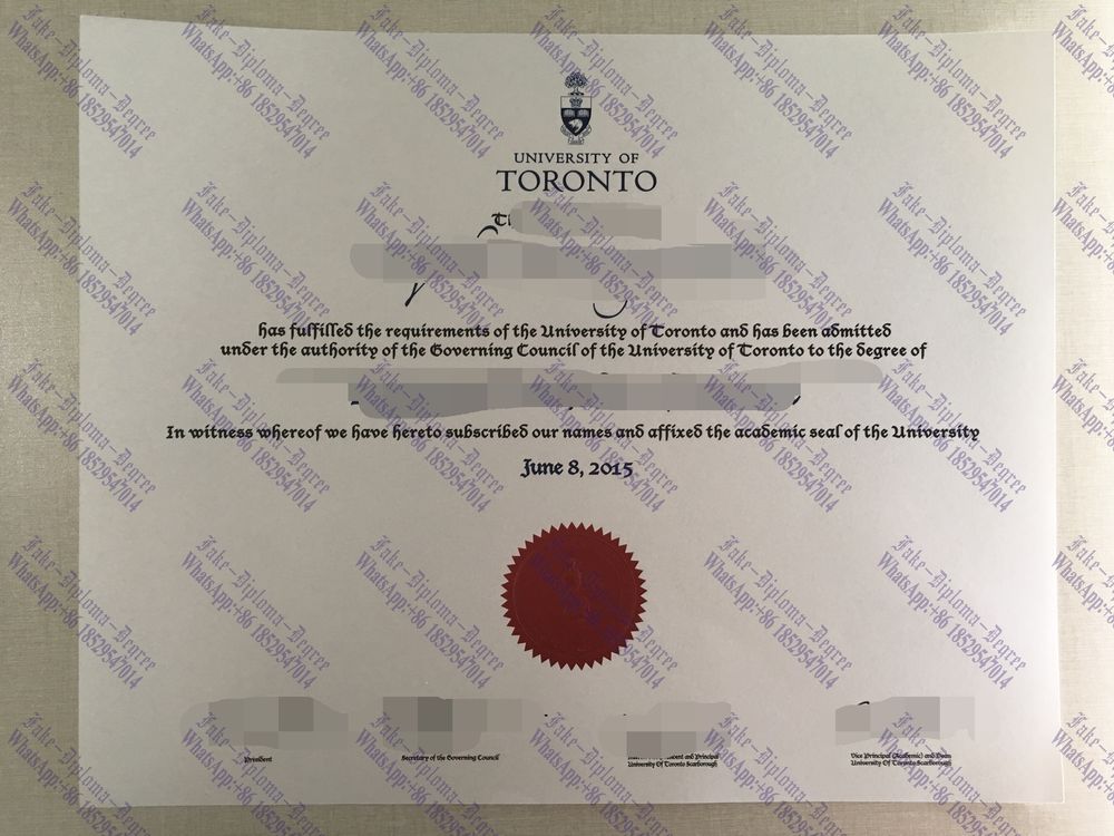 Where to purchase fake University of Toronto Degree